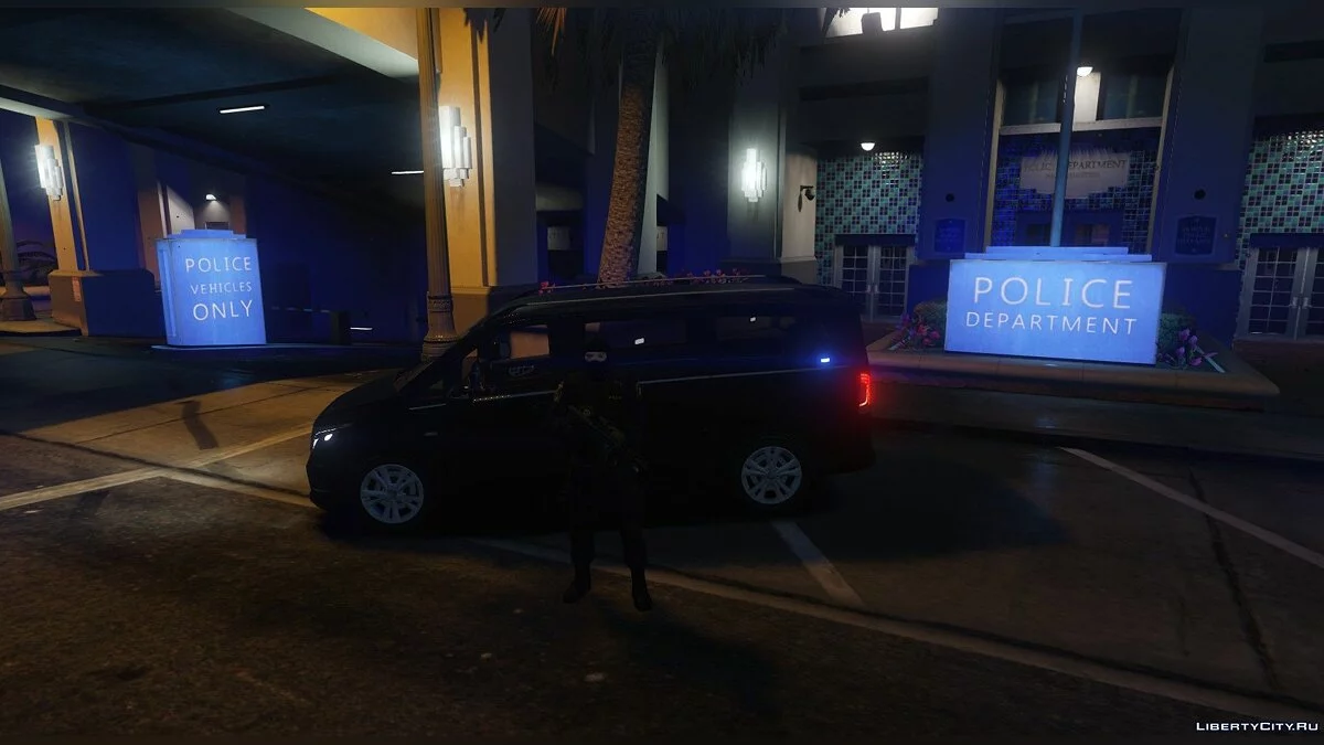 2016 Mercedes v250 Unmarked Swedish Police [ELS] / GTA 5