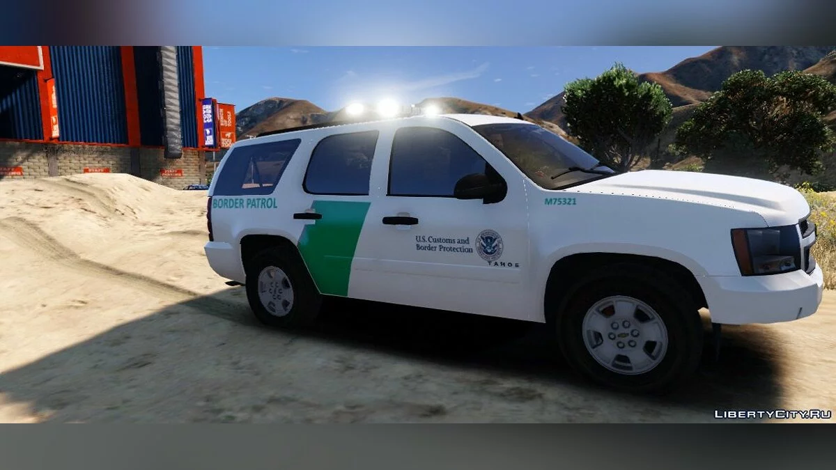 Border Patrol Chevrolet Tahoe [ELS] 0.1 / GTA 5