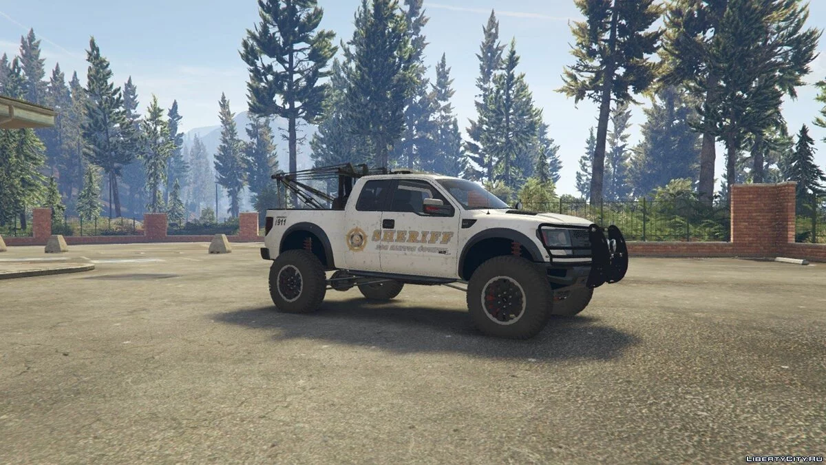 Police Raptor Lifted Towtruck ADD-ON version / GTA 5