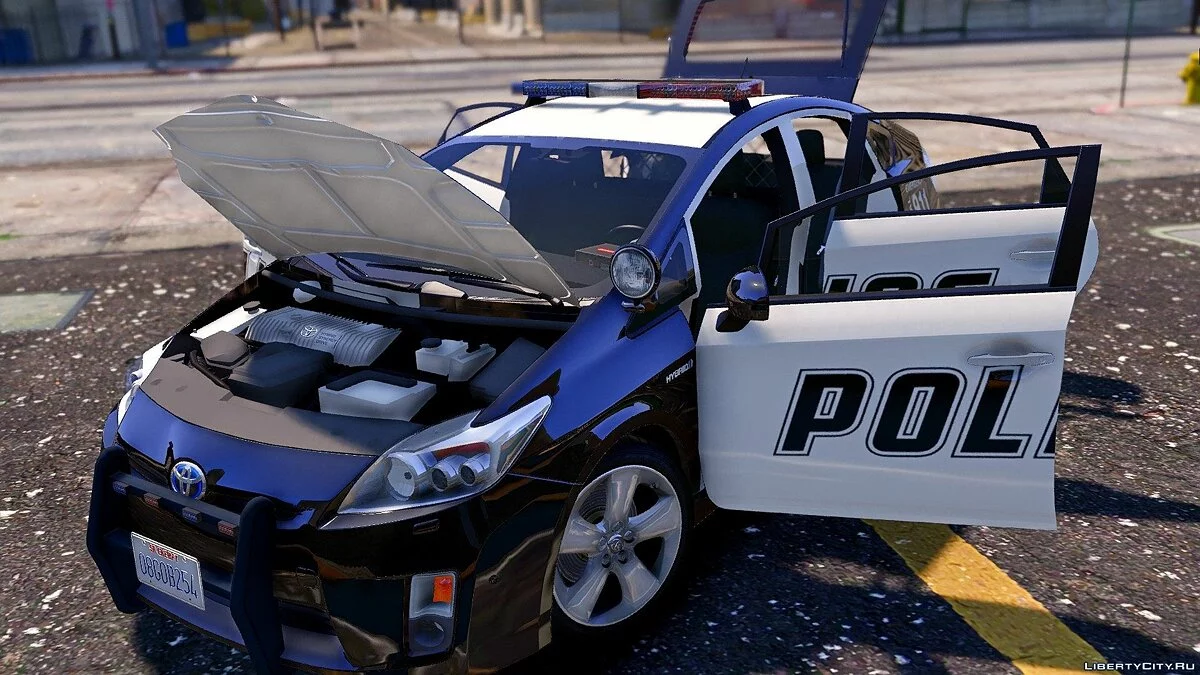 Toyota Prius Police [Replace | Wipers | Template] 1.0 / GTA 5