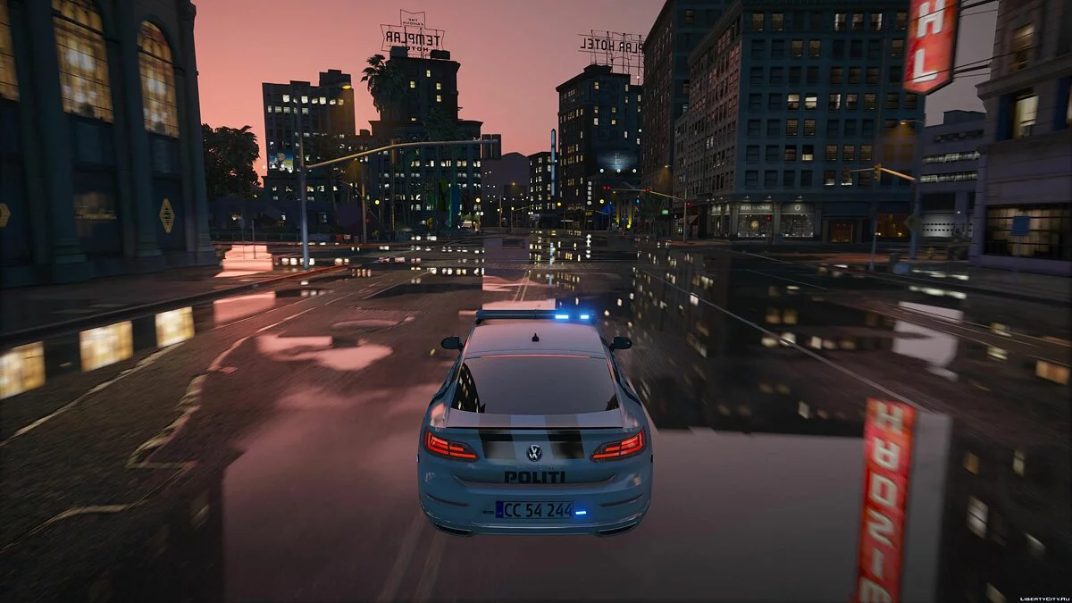 2018 Volkswagen Arteon - Danish Police [ELS | Replace] 1.0 / GTA 5