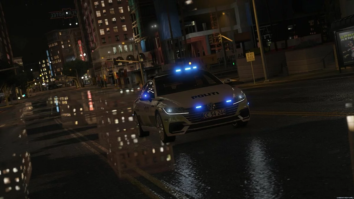 2018 Volkswagen Arteon - Danish Police [ELS | Replace] 1.0 / GTA 5