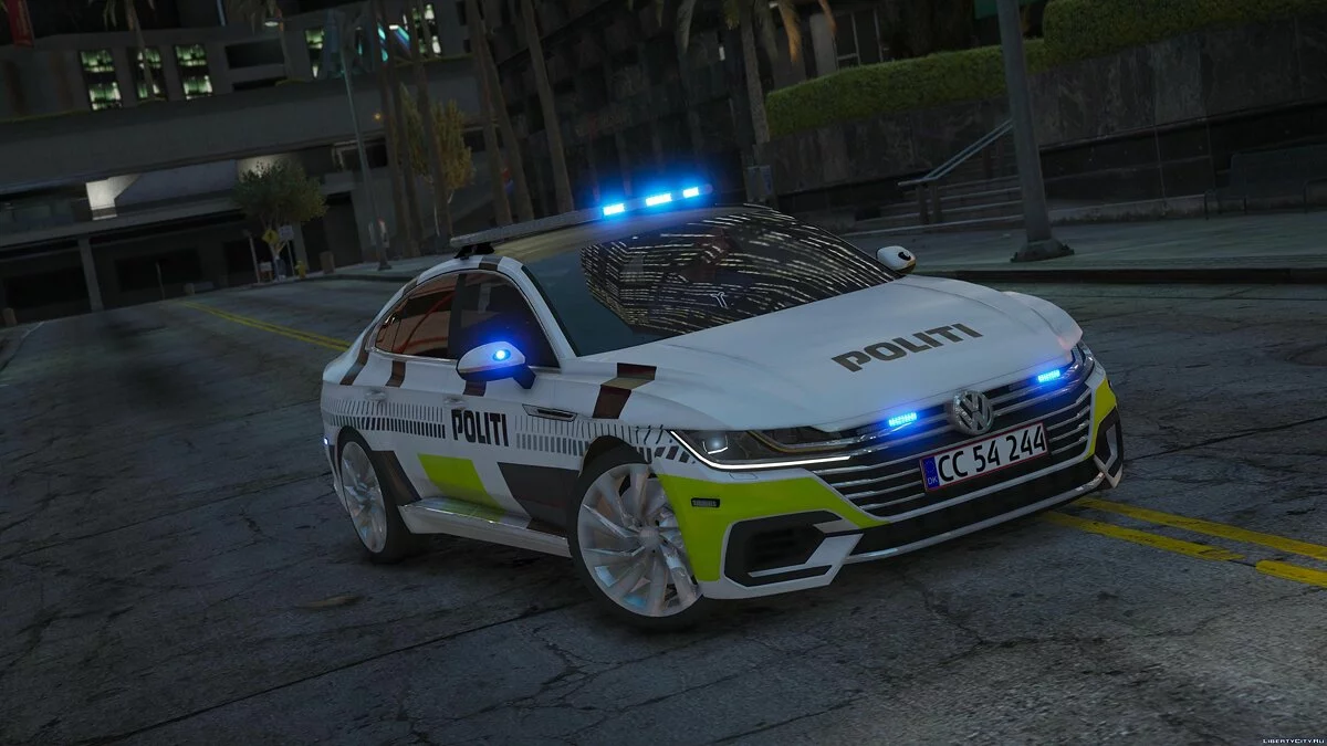 2018 Volkswagen Arteon - Danish Police [ELS | Replace] 1.0 / GTA 5