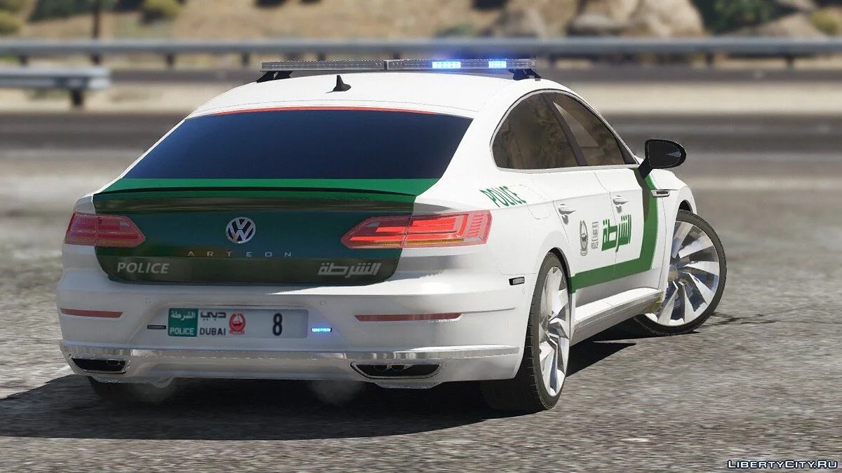 [Add-on | OIV] 2018 Volkswagen Arteon Dubai Police 1.0 / GTA 5