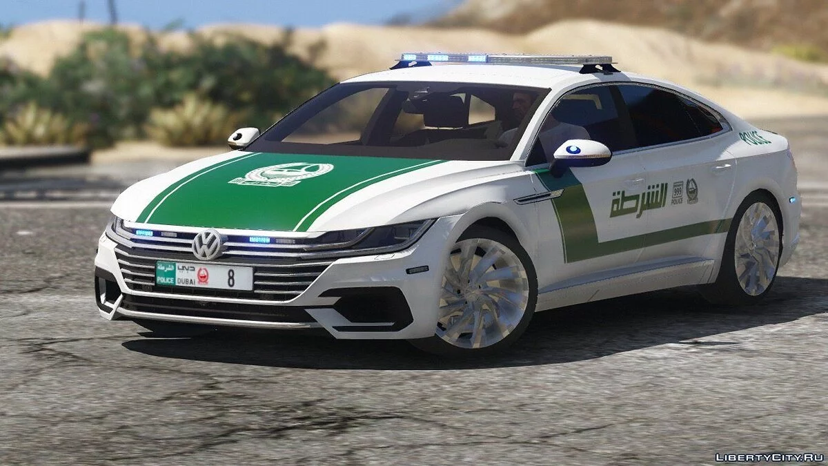 [Add-on | OIV] 2018 Volkswagen Arteon Dubai Police 1.0 / GTA 5
