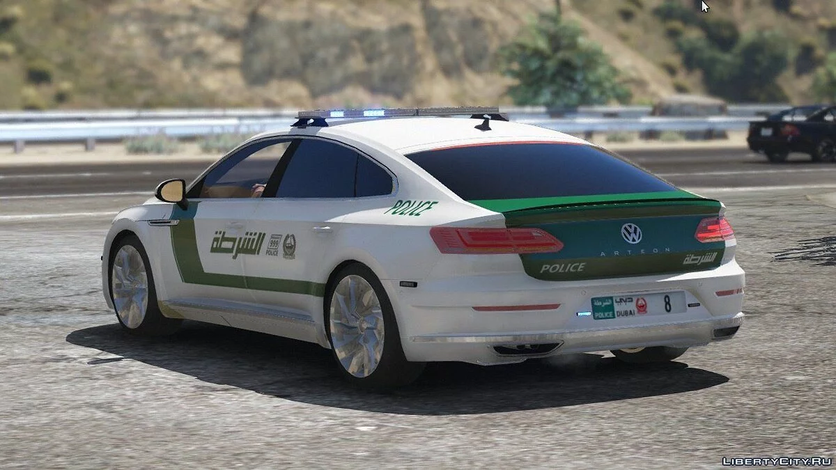 [Add-on | OIV] 2018 Volkswagen Arteon Dubai Police 1.0 / GTA 5