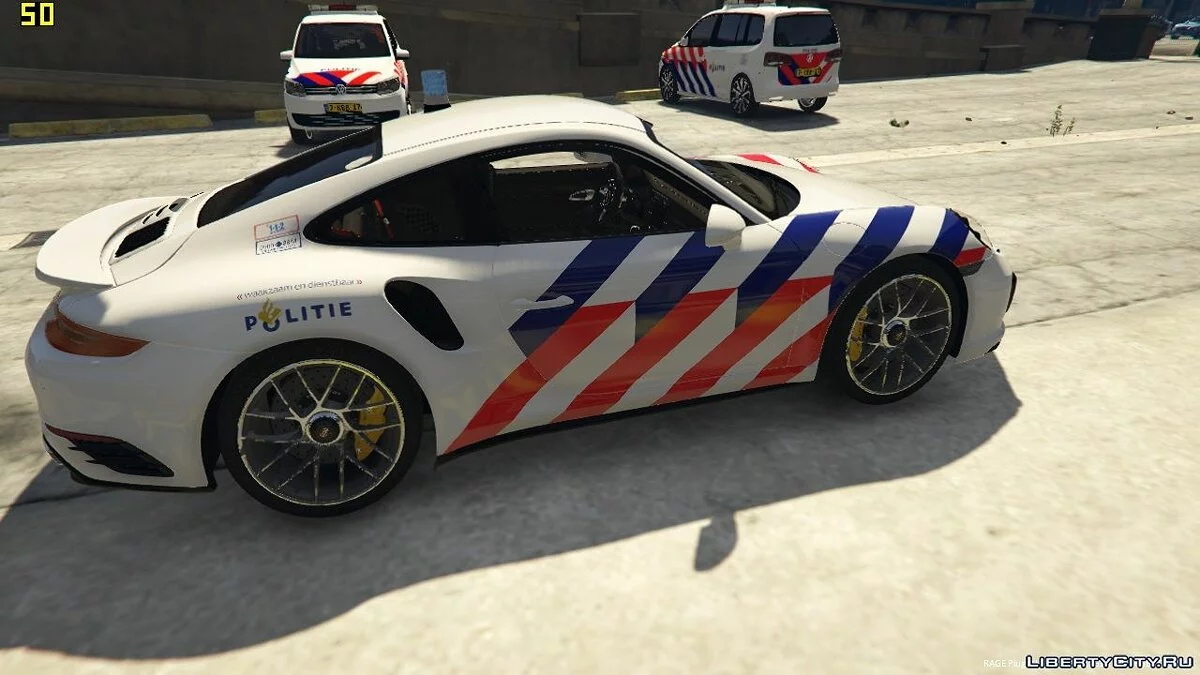 Dutch police Porsche 911 S TURBO (Nederlandse politie) 1.0 / GTA 5