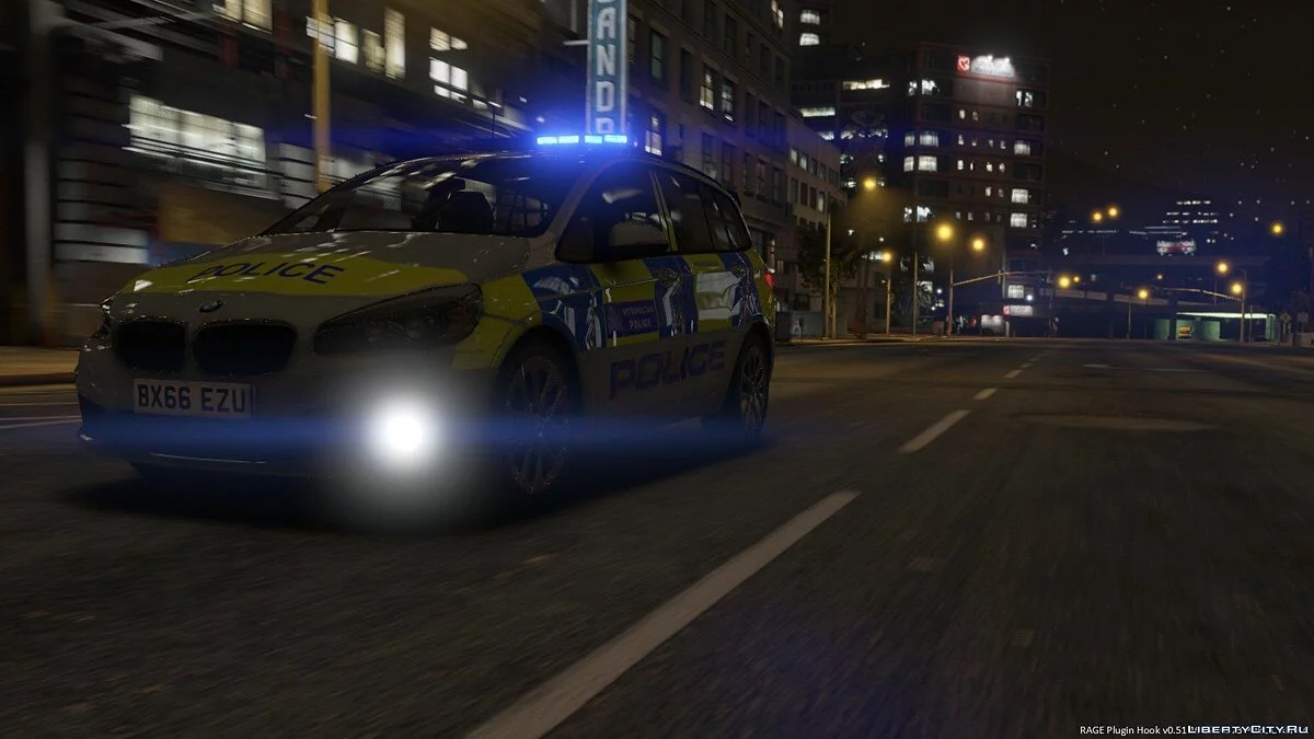 Metropolitan Police 2017 BMW 2 Series Grand Tourer ELS / GTA 5
