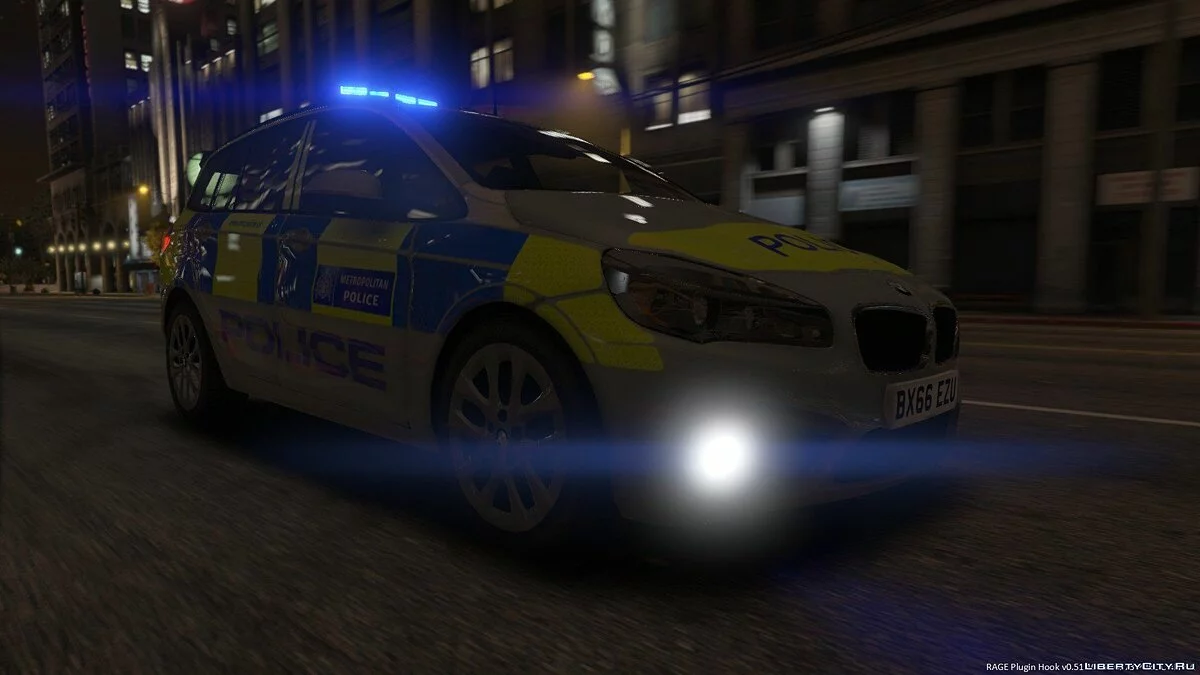 Metropolitan Police 2017 BMW 2 Series Grand Tourer ELS / GTA 5