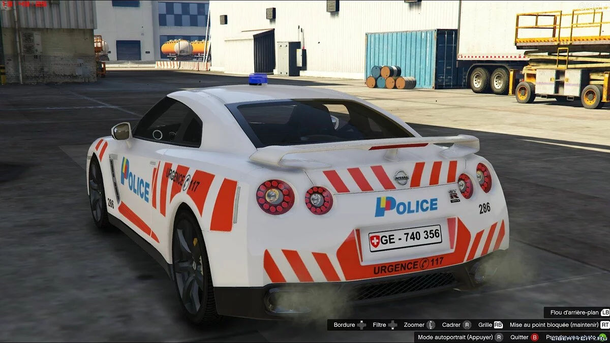 Nissan GTR Swiss police [ELS] 1.0 / GTA 5