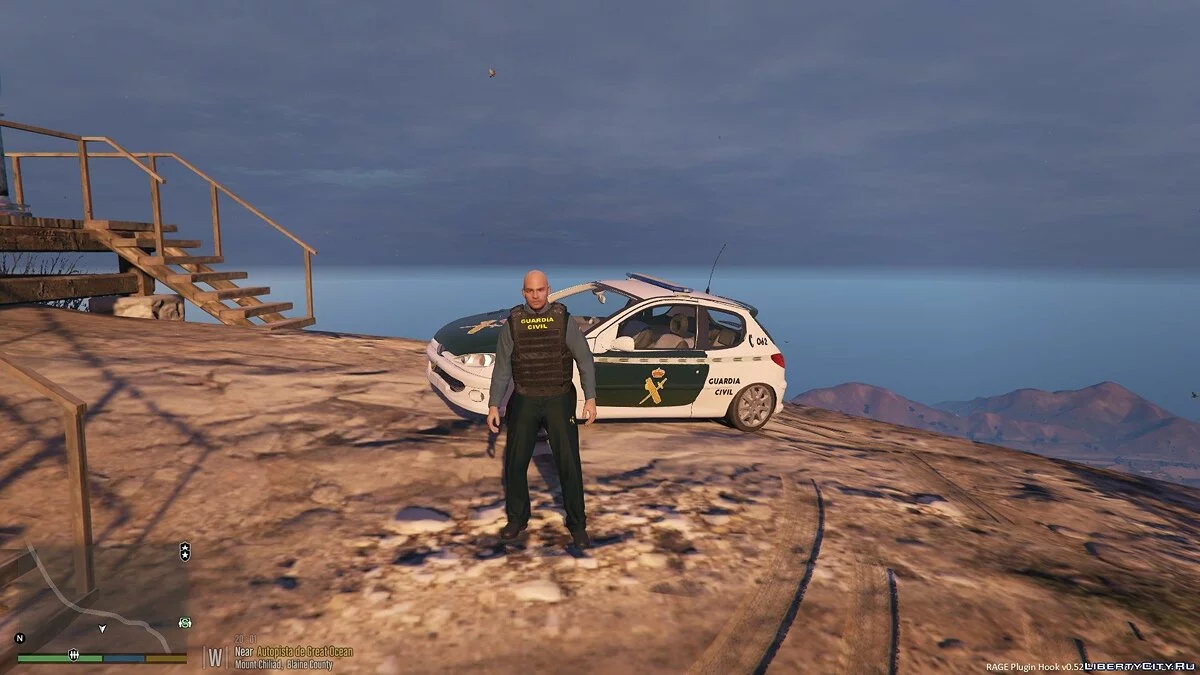 Peugeot 206 Guardia Civil 1.0 / GTA 5