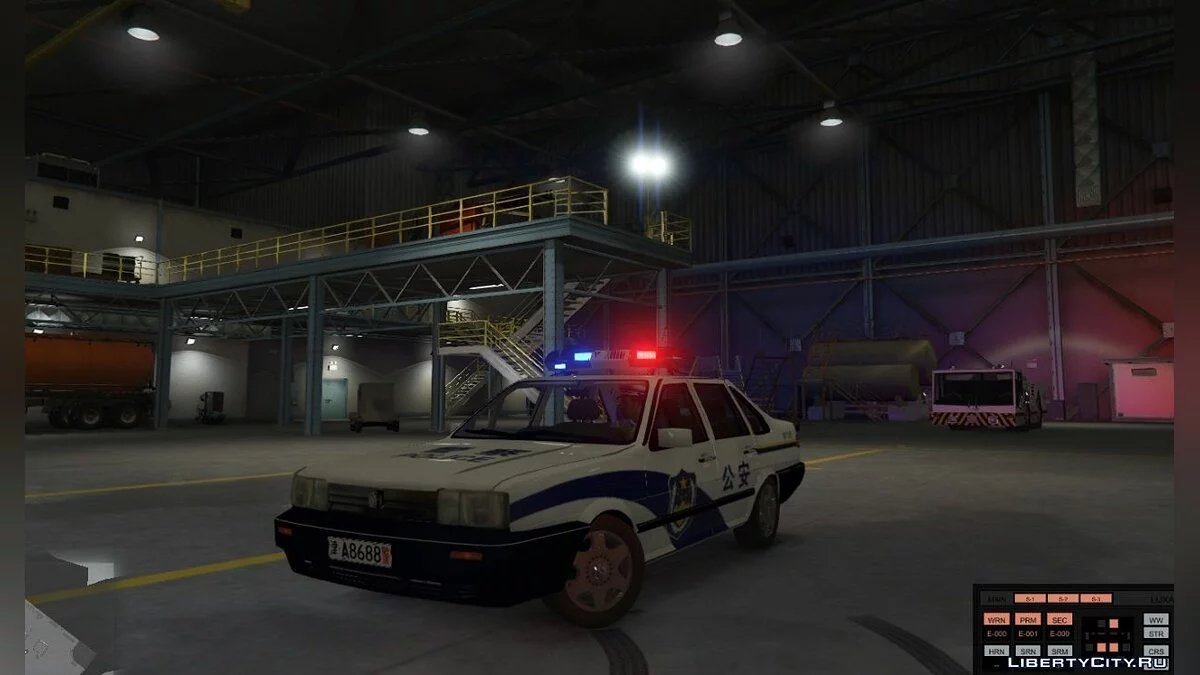Volkswagen Santana Chinese police car [ELS] / GTA 5