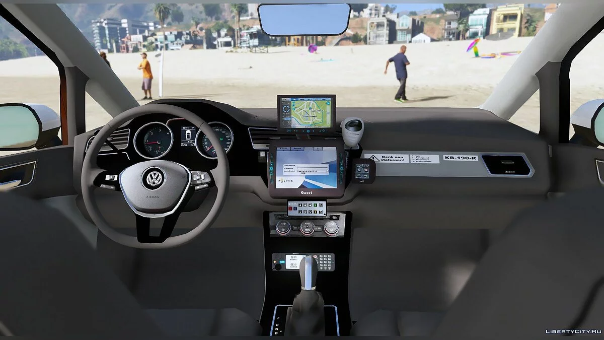 Volkswagen Touran 2016 Dutch Police / Nederlandse Politie [ELS] 1.0 / GTA 5