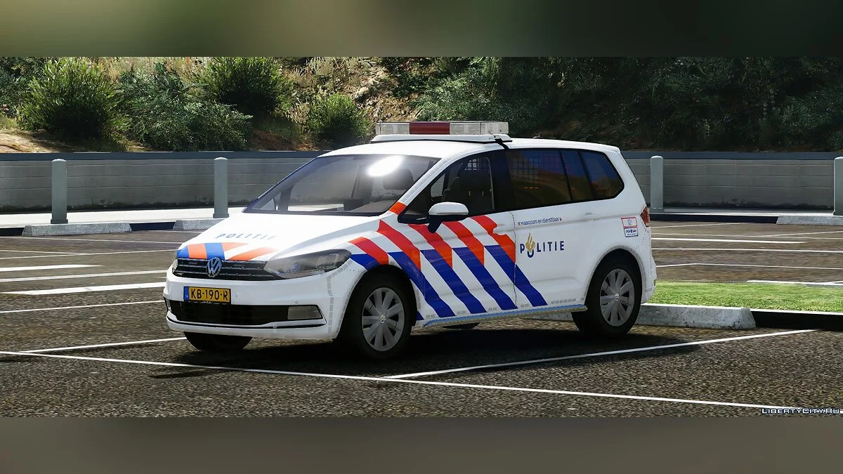 2016 Volkswagen Touran Dutch Police / Nederlandse Politie [ELS] 1.1 / GTA 5