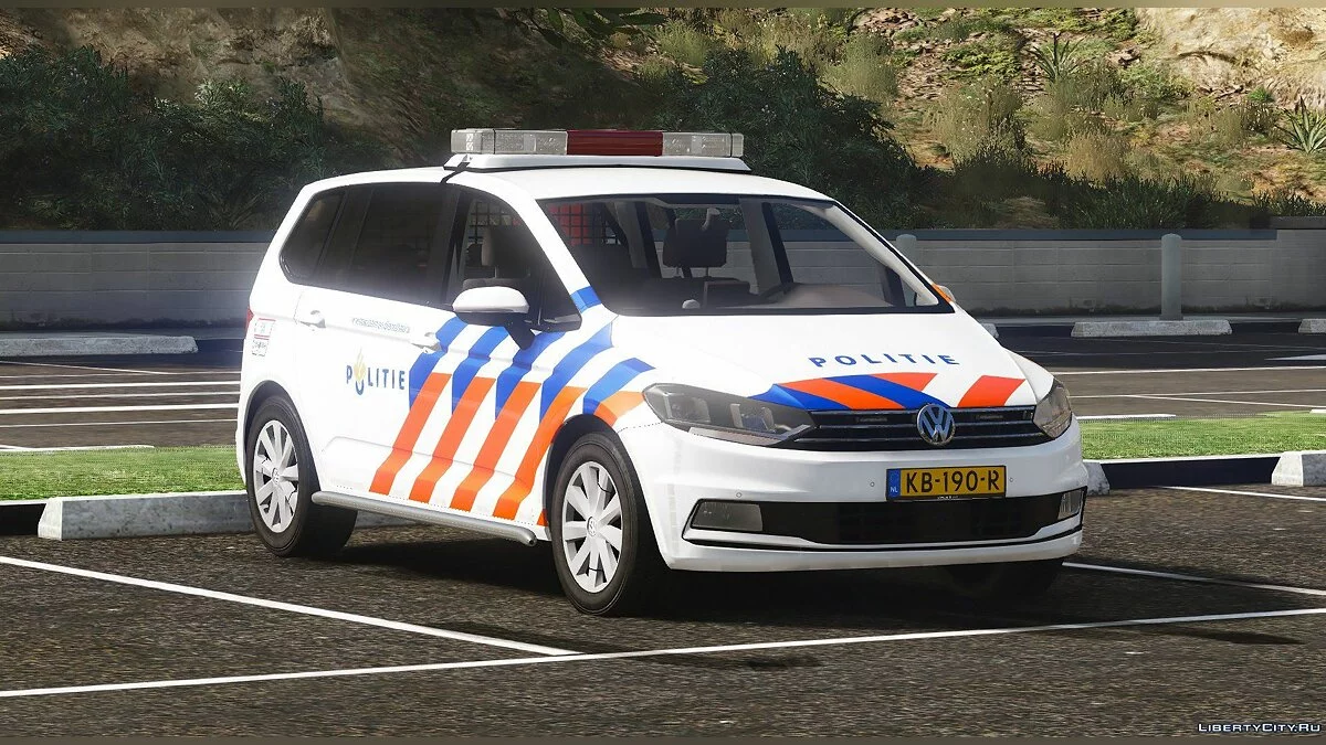 2016 Volkswagen Touran Dutch Police / Nederlandse Politie [ELS] 1.1 / GTA 5