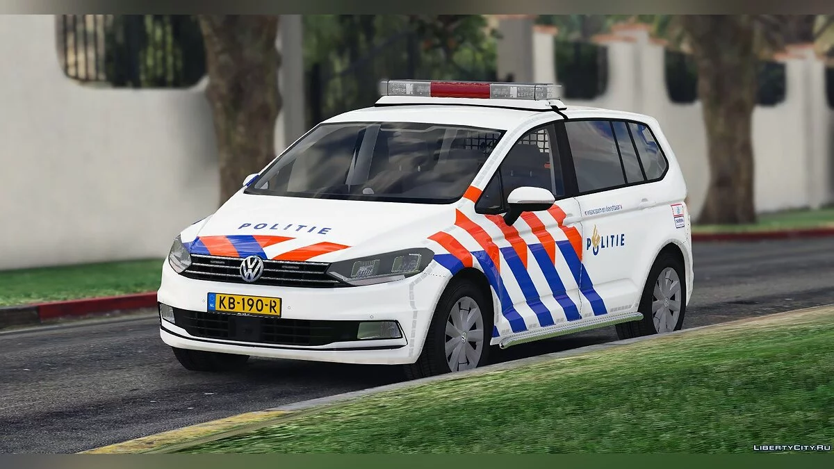 2016 Volkswagen Touran Dutch Police / Nederlandse Politie [ELS] 1.1 / GTA 5