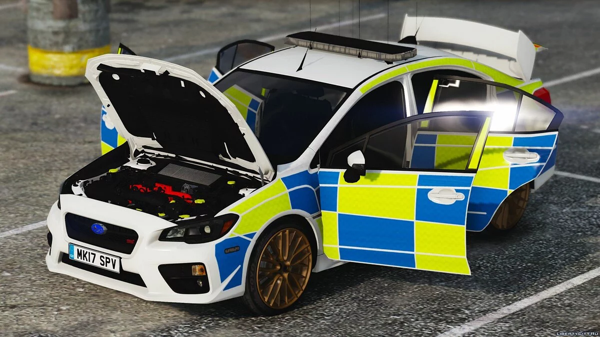 2017 Police Subaru Impreza WRX [Replace | ELS] V1 / GTA 5