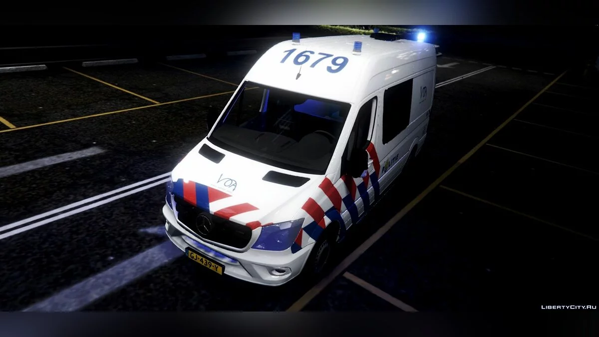 Mercedes Benz Sprinter 2015 Dutch Police / Nederlandse Politie VOA 1.0 / GTA 5