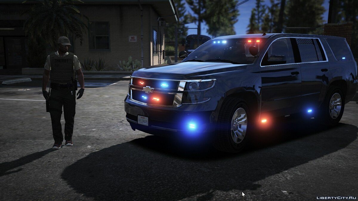 Скачать Unmarked (ELS) 2015 Chevy Tahoe PPV 1.0 для GTA 5