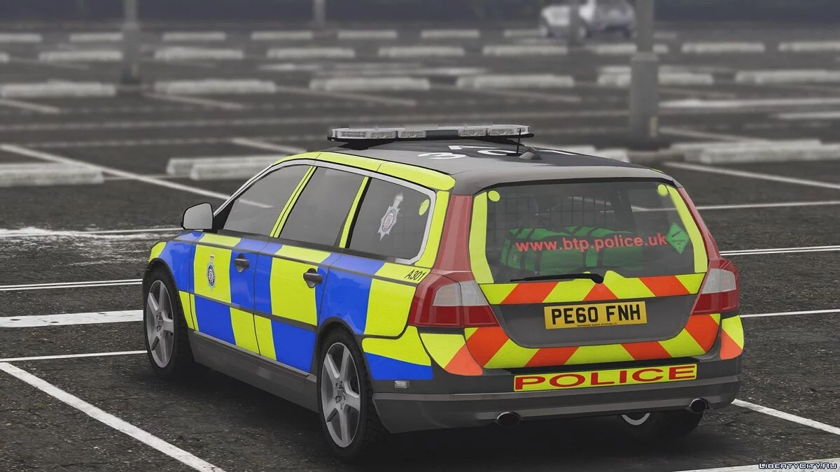 2010 Volvo V70 British Transport Police ARV [ELS] 1.0 / GTA 5