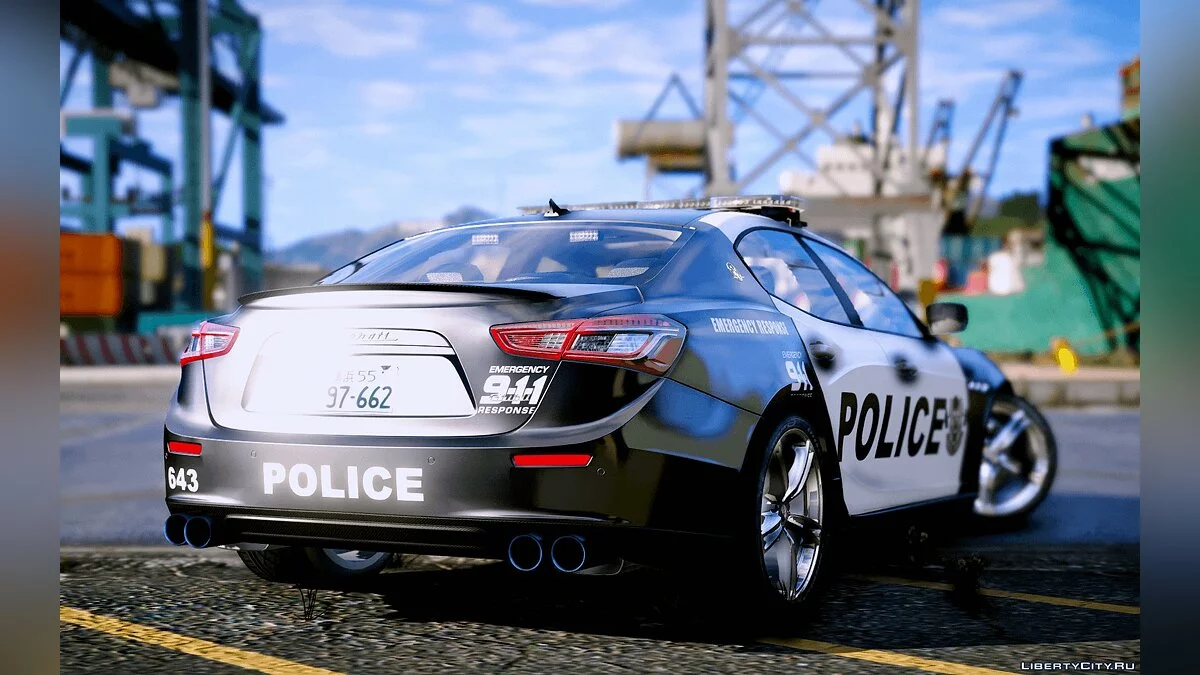 2014 Maserati Ghibli Police [Add-On | Tuning | Template] 1.0 / GTA 5