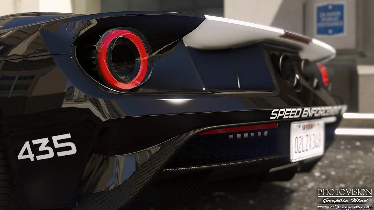 2017 Ford GT | Hot Pursuit Police [Add-On / Replace | Template] 1.0 / GTA 5