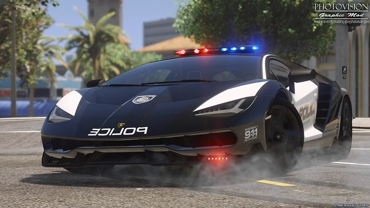 Lamborghini Centenario | Hot Pursuit Police [Add-On / Replace] 1.0 / GTA 5