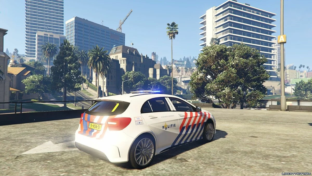 Mercedes Benz AMG A45 politie auto - ELS 1.0 / GTA 5