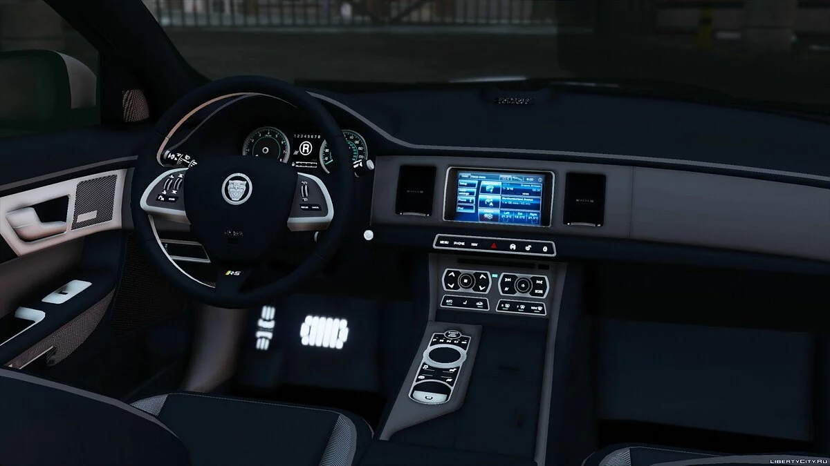 Police Jaguar XFR-S (ELS Pack) (Replace) 1.0 / GTA 5
