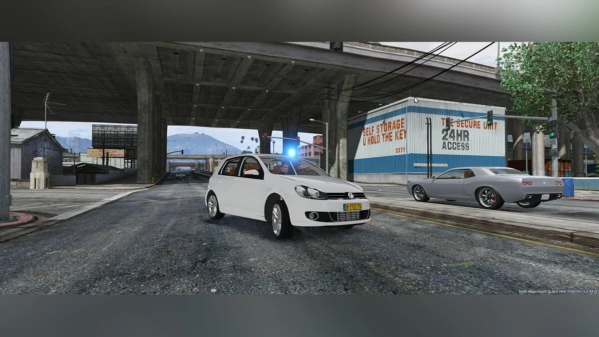 Unmarked Volkswagen Golf Dutch Police [ELS I Unmarked] 1.0 / GTA 5