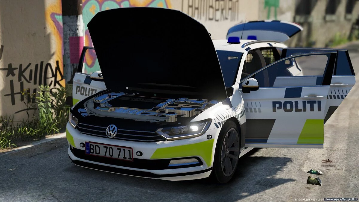 2015 Volkswagen Passat Variant - Danish Police [ELS/REPLACE] FINAL / GTA 5