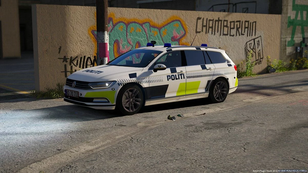 2015 Volkswagen Passat Variant - Danish Police [ELS/REPLACE] FINAL / GTA 5