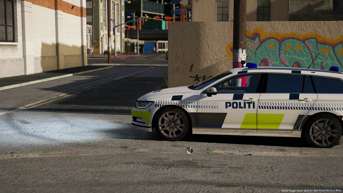 2015 Volkswagen Passat Variant - Danish Police [ELS/REPLACE] FINAL / GTA 5