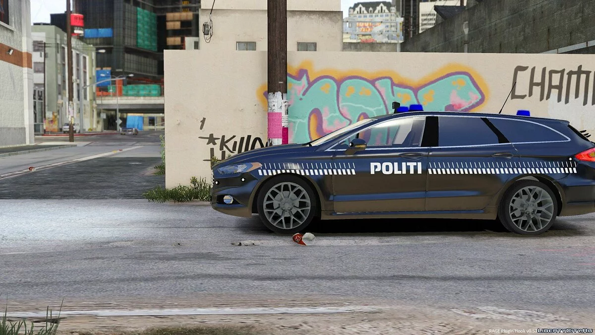 2016 Ford Mondeo MK5 Estate - Danish Police Dog Unit [ELS/REPLACE] 1.0 / GTA 5