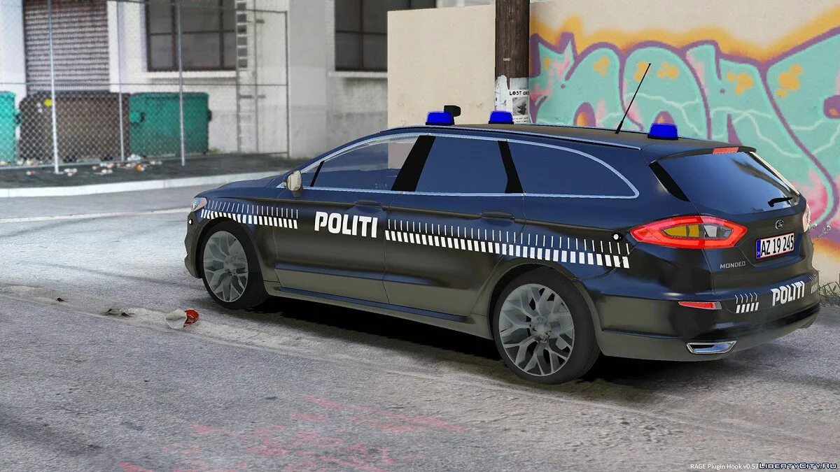 2016 Ford Mondeo MK5 Estate - Danish Police Dog Unit [ELS/REPLACE] 1.0 / GTA 5