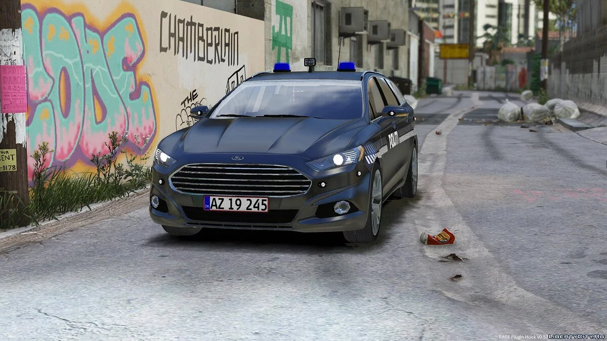 2016 Ford Mondeo MK5 Estate - Danish Police Dog Unit [ELS/REPLACE] 1.0 / GTA 5
