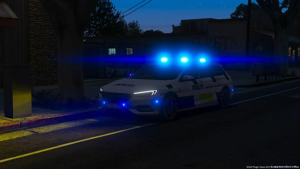2017 Opel Insignia Sports Tourer - Danish Police - ELS - [REPLACE] BETA / GTA 5