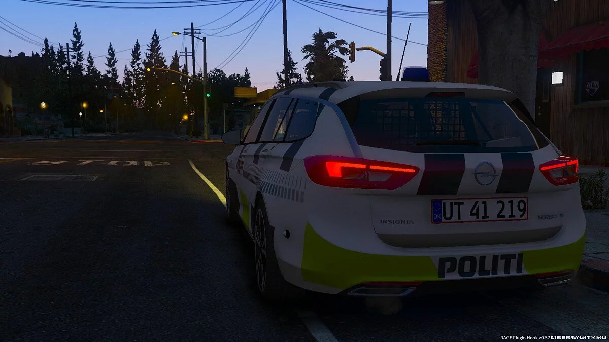 2017 Opel Insignia Sports Tourer - Danish Police - ELS - [REPLACE] BETA / GTA 5