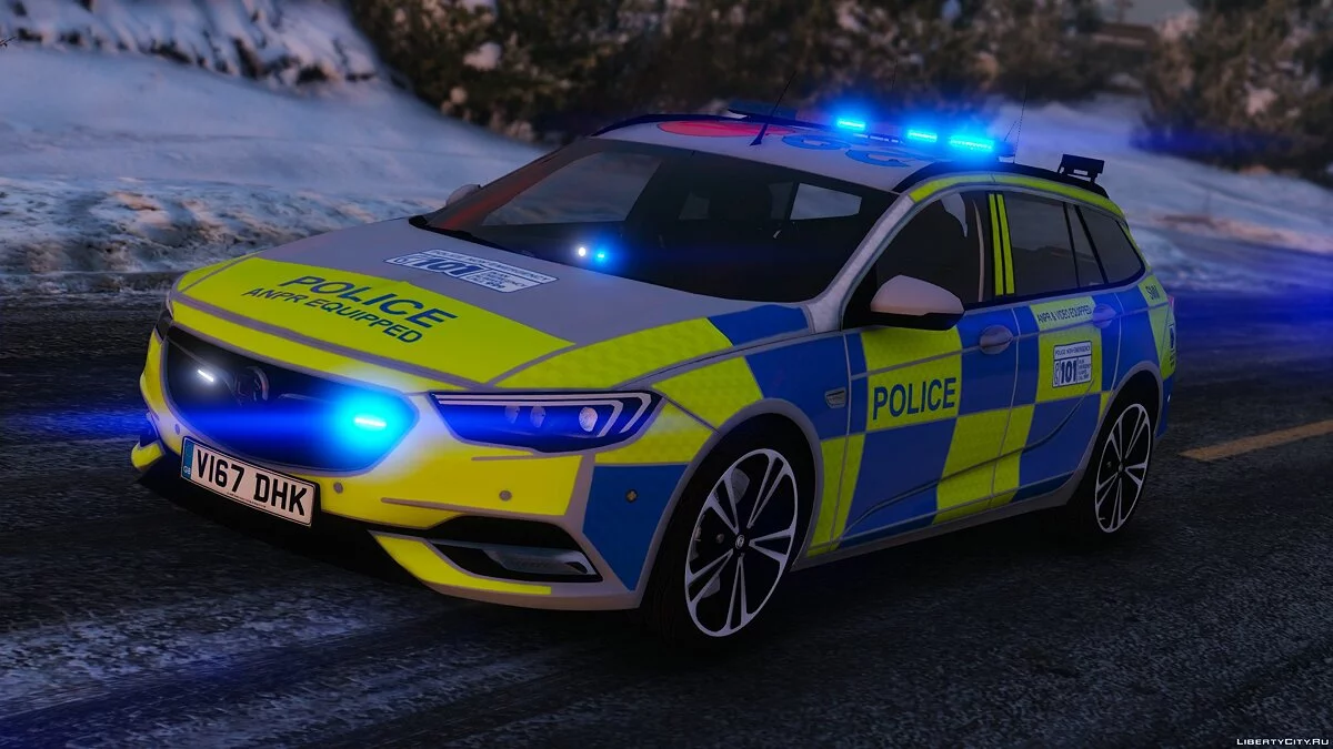 2017 Police Vauxhall Insignia Estate [Replace | ELS] 1.0 / GTA 5