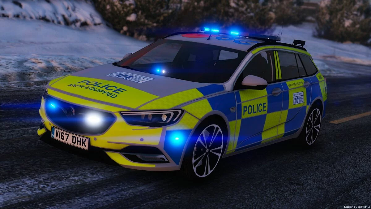 2017 Police Vauxhall Insignia Estate [Replace | ELS] 1.0 / GTA 5