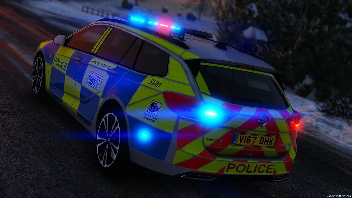 2017 Police Vauxhall Insignia Estate [Replace | ELS] 1.0 / GTA 5