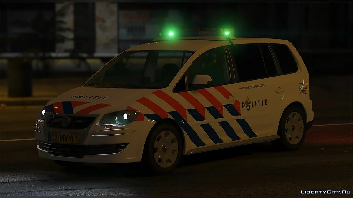 2007 Volkswagen Touran Dutch Police / Nederlandse Politie [ELS] 0.9 / GTA 5