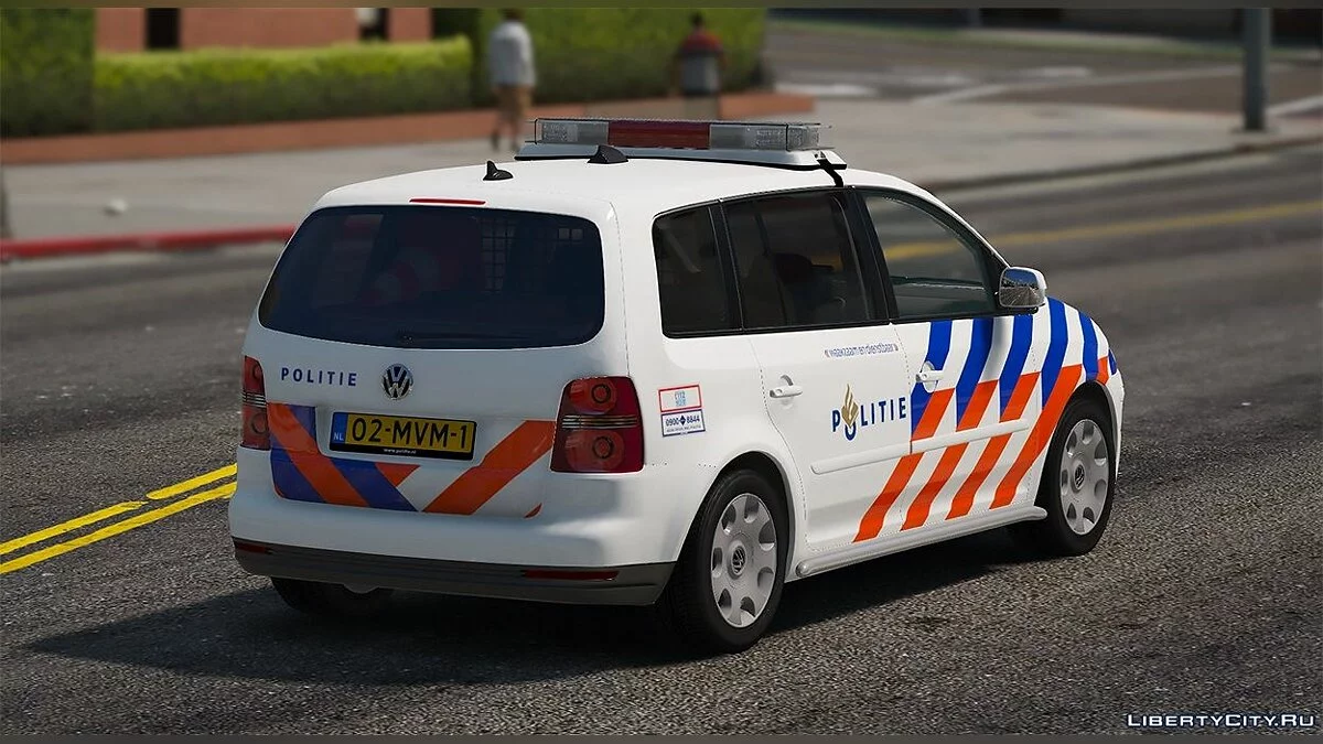 2007 Volkswagen Touran Dutch Police / Nederlandse Politie [ELS] 0.9 / GTA 5