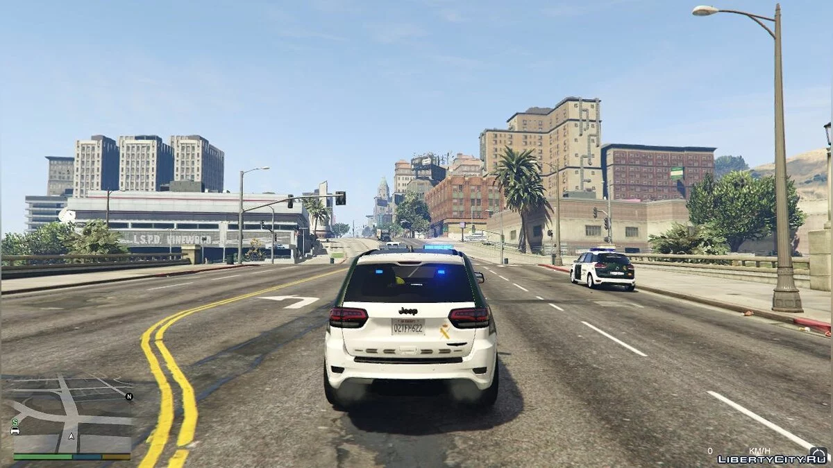 Jeep Grand Cherokee Guardia Civil Trafico - Spanish Traffic Police 1.1 / GTA 5