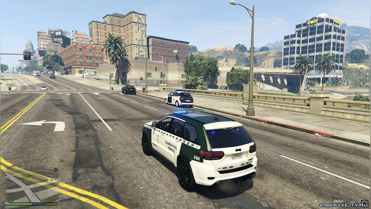 Jeep Grand Cherokee Guardia Civil Trafico - Spanish Traffic Police 1.1 / GTA 5