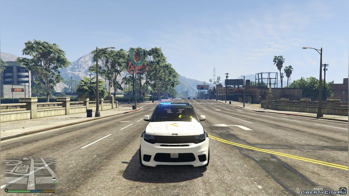 Скачать Jeep Grand Cherokee Guardia Civil Trafico - Spanish Traffic Police  1.1 для GTA 5