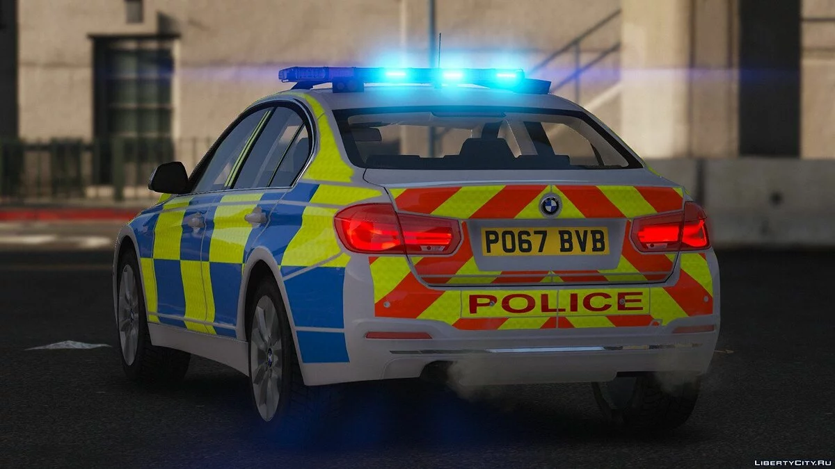 2017 Police BMW 330d F30 V1 / GTA 5