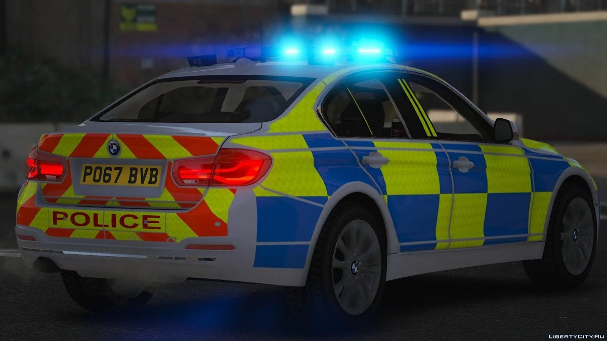 2017 Police BMW 330d F30 V1 / GTA 5
