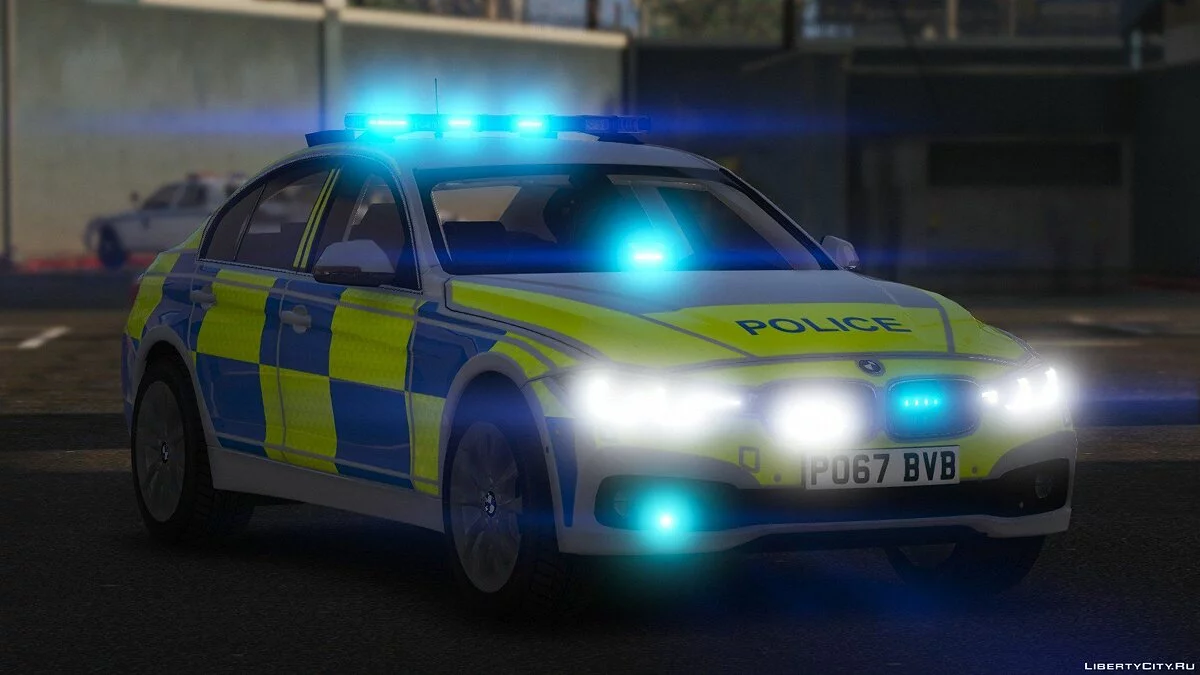 2017 Police BMW 330d F30 V1 / GTA 5