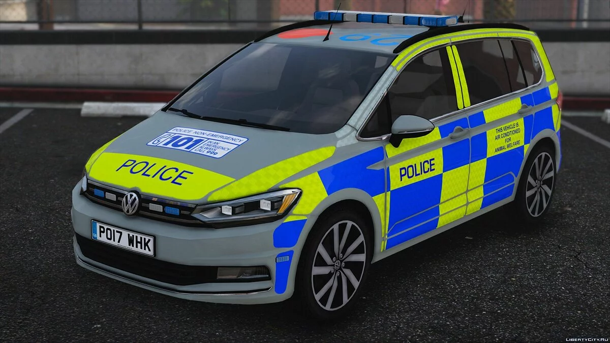 British Police Touran [Replace | ELS] V1 / GTA 5